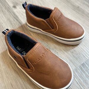Nautica Brown Sneakers Slip-On Comfortable Design